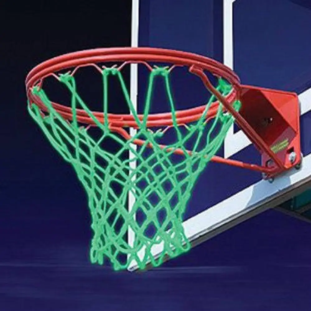Спортивная светящаяся баскетбольная сетка для занятий спортом на открытом воздухе, сверхмощная сетка, сменная светящаяся баскетбольная