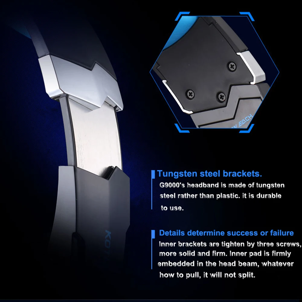 Игровые наушники KOTION EACH G9000 гарнитура стереонаушники повязка на голову с