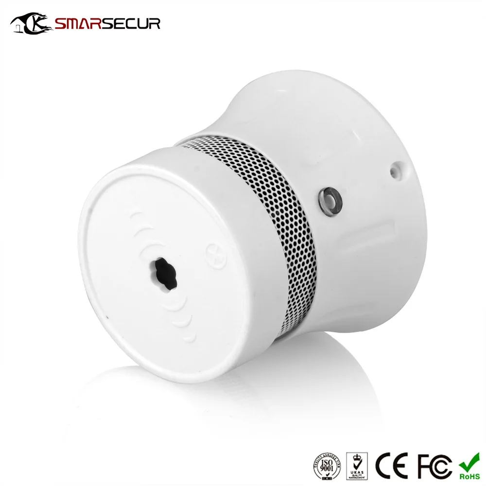 

Smart Mini Smoke Detector with 10 Years Battery Life Wireless Fire Smoke Sensor for Home Security alarm