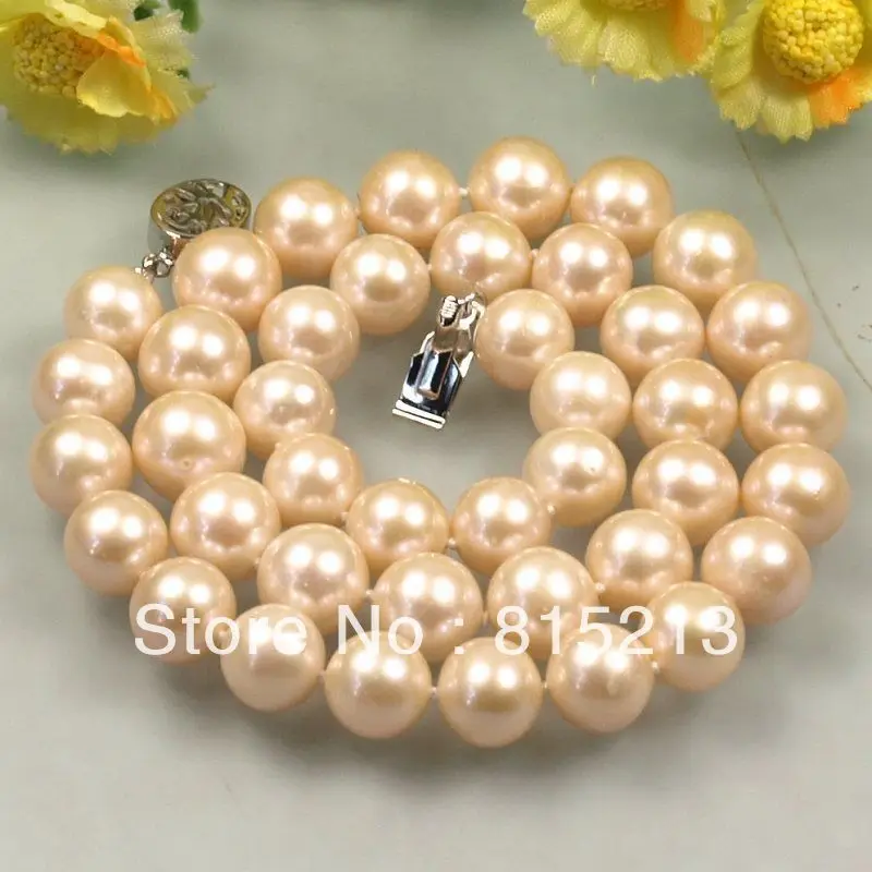 

ddh001727 AA 11-12mm beautiful pink fresh water pearl necklace 28% Discount