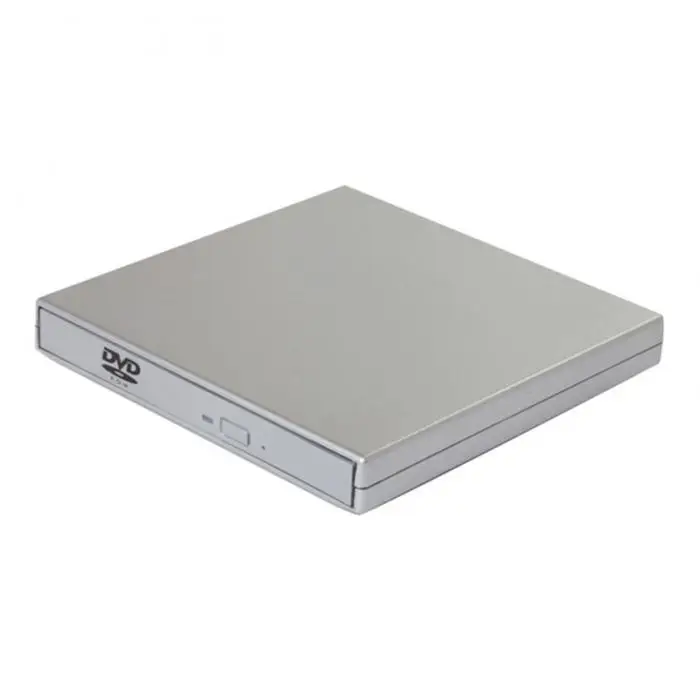 Ультра тонкий внешний USB 2,0 Слот-в DVD-RW CD-RW CD-плеер драйвер писатель Rewriter для ПК SD998