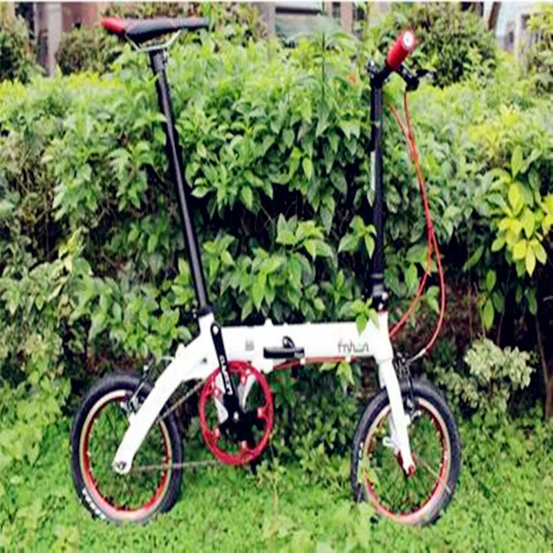 Новинка! FNHON 14 дюймов популярный складной удобный дорожный мини модифицированный велосипед ультра-светильник