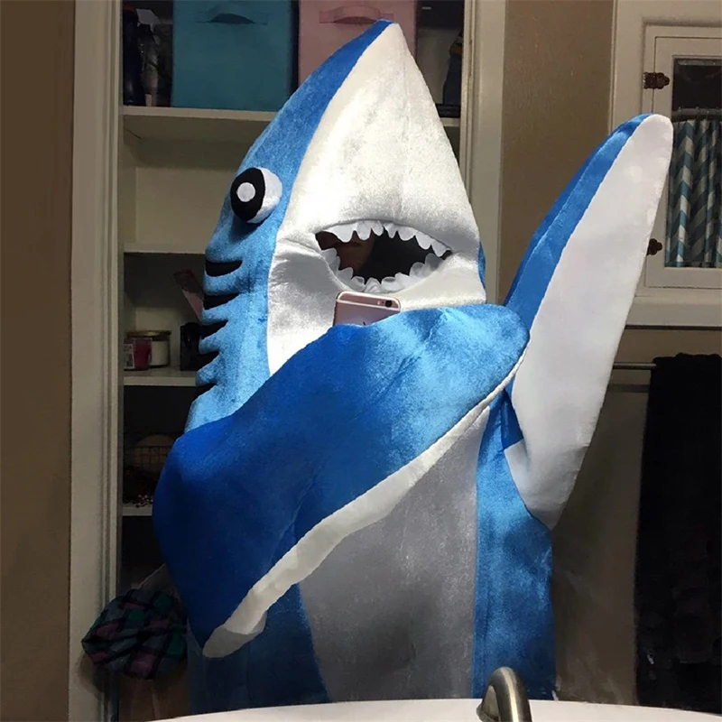 Adults-Kids-Halloween-Christmas-Cosplay-Costume-Shark-Stage-Fancy-Dress-Jumpsuit (1)