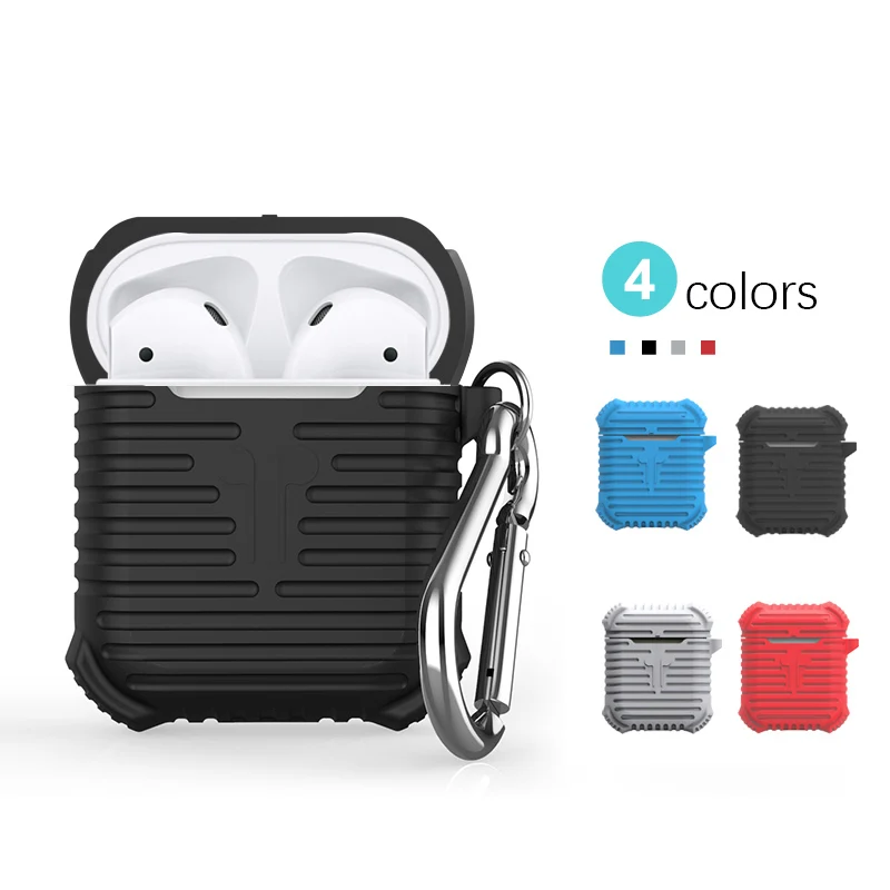 ТПУ наушник силиконовый чехол для Apple AirPods наушники Чехлы Чехол Air Pods портативный