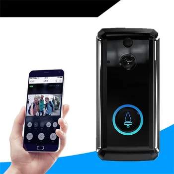 

MR101 Smart Wifi Intercom Visual Doorbell Wireless Video Doorbell Camera for Apartments IR Alarm Wireless Security Camera
