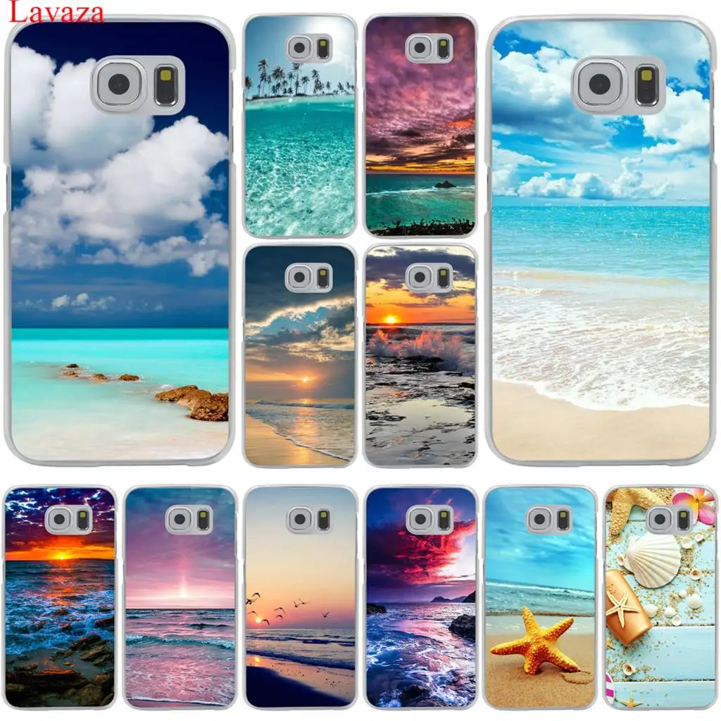 Прозрачный пляжный чехол lawaza для Samsung Galaxy S20 Ultra S10E S10 Lite S6 S7 Edge S8 S9 Plus A51 A71 A81 A91|for samsung