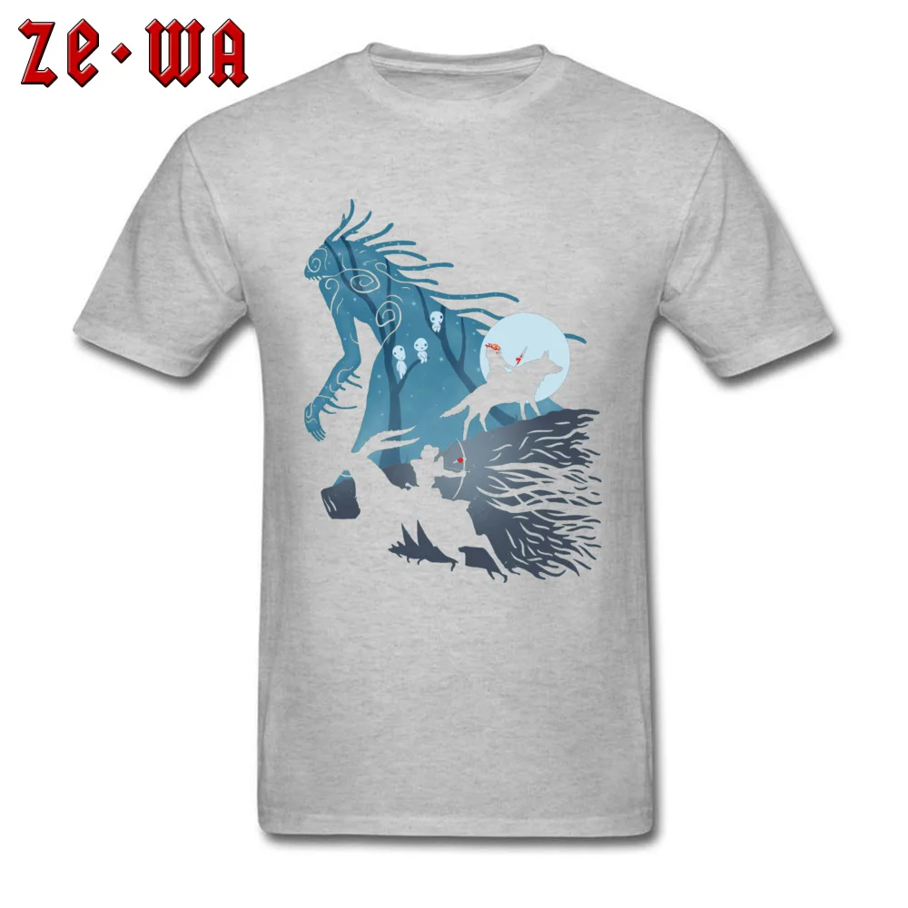 Ancient Spirit -3337 Summer Autumn All Cotton Crewneck Tees Short Sleeve Customized Tops Shirts Brand Summer Top T-shirts Ancient Spirit -3337 grey