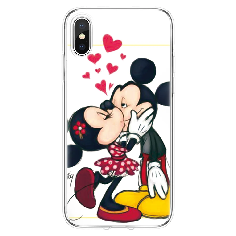 Mickey Mouse Phone Case For iPhone X XR 8 7 Plus Cover For iPhone 4 4S 5 5S SE 5C 6S 6 Plus Soft Fundas For iPhone XS Max Coque Mickey Mouse Phone Case For iPhone X XR 8 7 Plus Cover For iPhone 4 4S 5 5S SE 5C 6S 6 Plus Soft Fundas For iPhone XS Max Coque