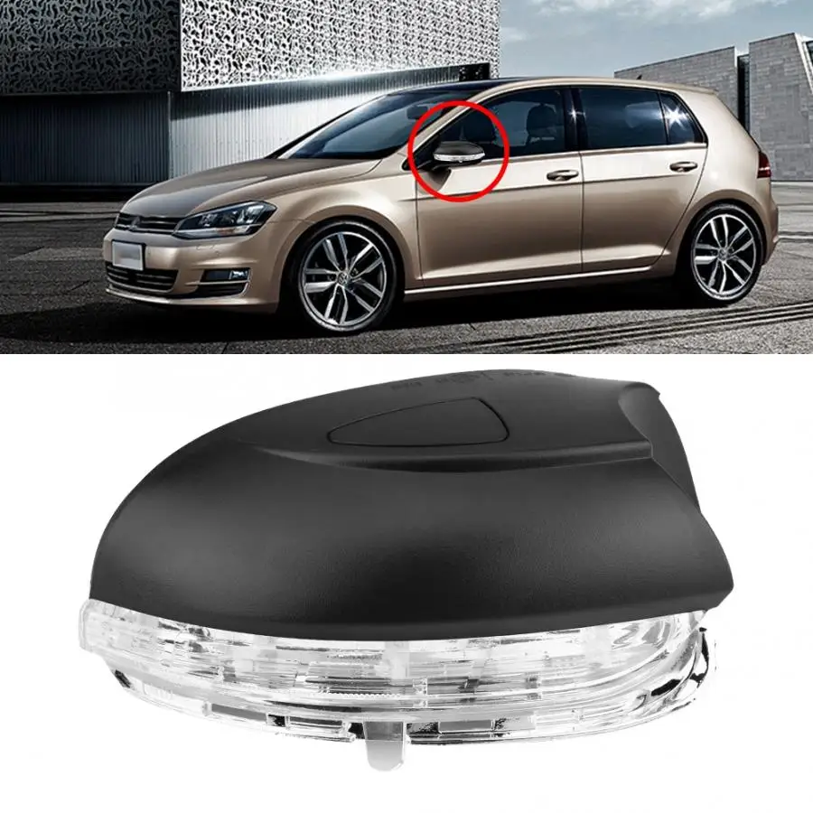 

Indicator light Auto Left Side Rearview Mirror Cover Turn Signal Light Cap for VW Golf MK6 2009-2012 car accessories