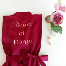 Пользовательские Фольга печати невесты название Дата девичник пижамы Ночная рубашка одеяния Свадебные куры девичник вечерние сувениры украшения