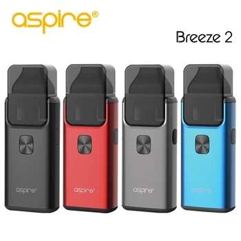 

E-cigarettes Aspire Breeze 2 AIO Kit Built-in 1000mAh Battery Electronic Cigarette Vape Kit E Cigarette Vaporizer In Stock