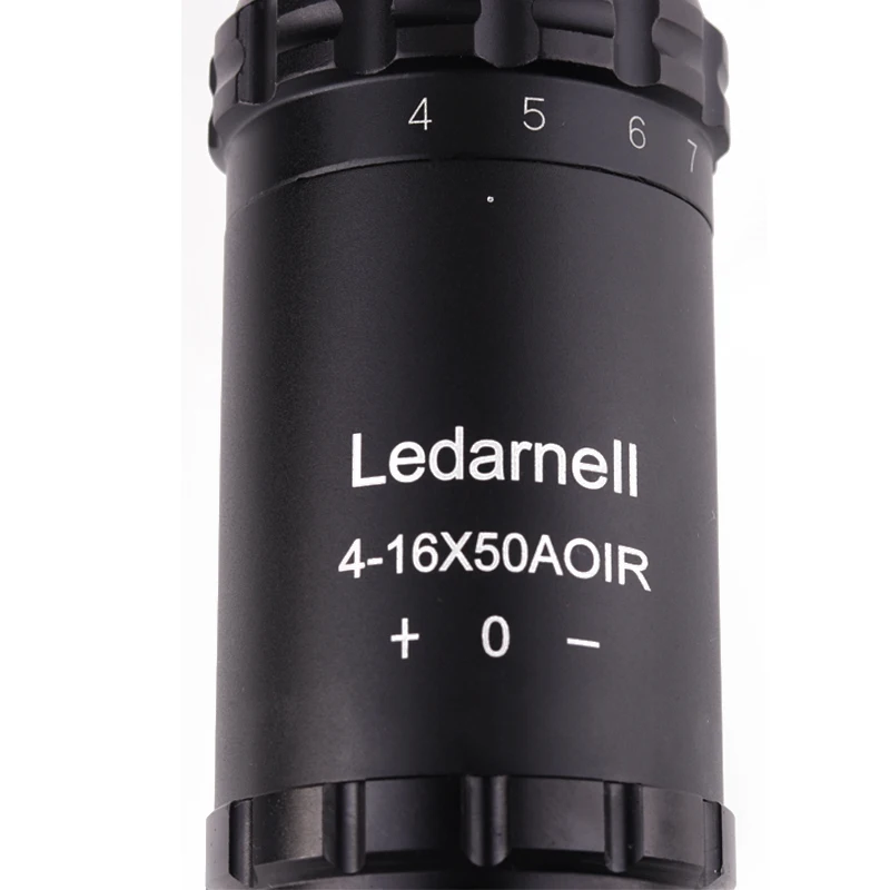 Бесплатная доставка ledarnell 4-16x40 белые отметины зеленый и красный с подсветкой Оптические Прицелы прицел Охота область