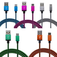 10 шт. 1 м 2 м 3 м USB C type C кабель для зарядки type-C 3,1 кабель для зарядки мобильных телефонов Кабели для Macbook Nexus Nokia Oneplus