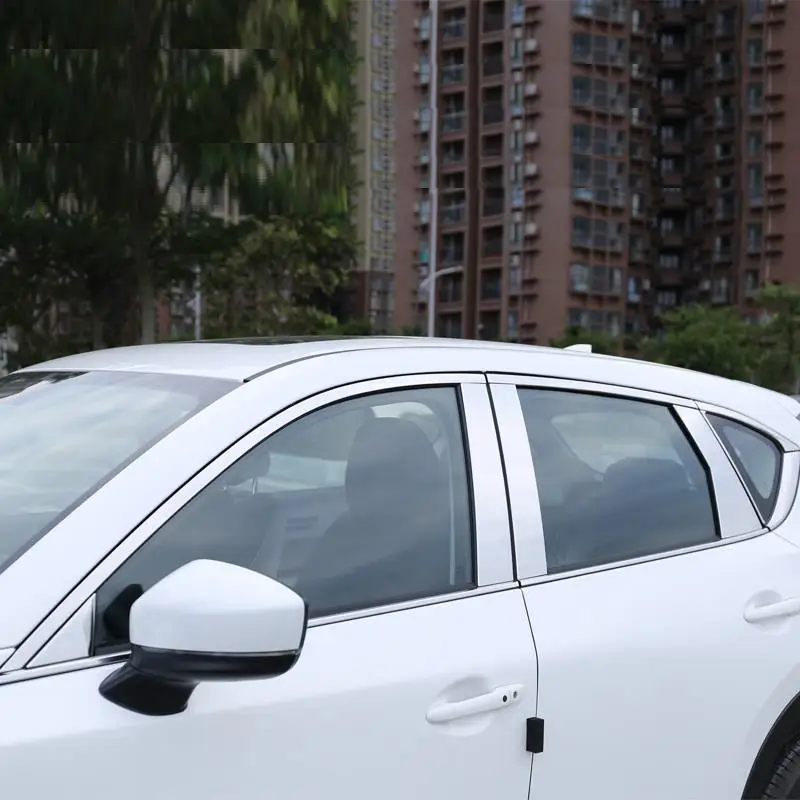

Door Handle Window Body Exterior Excent Automovil Chromium Modified Accessory Mouldings Trim Car Styling 18 19 FOR Mazda CX-5