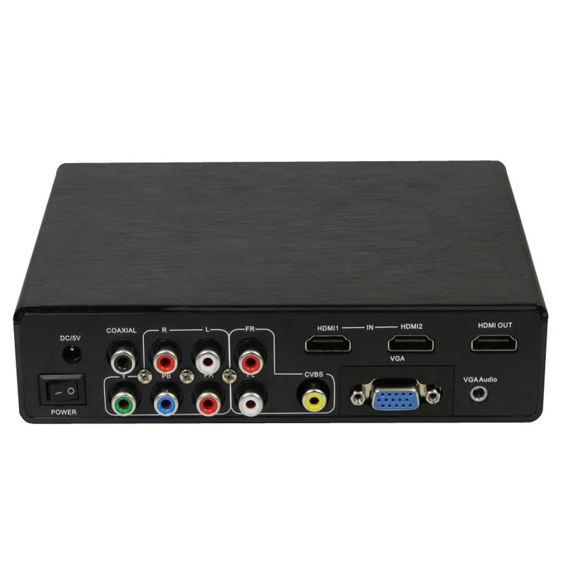 Mixed inputs HDMI converter 4K Scaler audio extractor HDMI/VGA/component/AV to HDMI 4K output Mixed inputs HDMI converter 4K Scaler audio extractor HDMI/VGA/component/AV to HDMI 4K output
