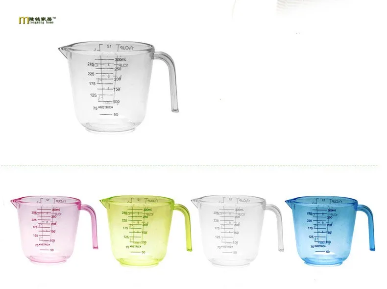 

1PC LONGMING HOME 300ML New Kitchen Scale Measuring Cup Coffee Tea Weighing Device Measuring Cup Jug Pour Spout Surface LB 036