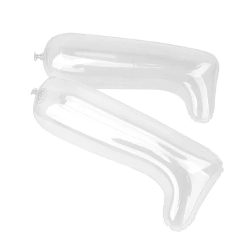 

ABDB 1 Pair Plastic Inflatable Boots shoe stretcher 30cm transparent