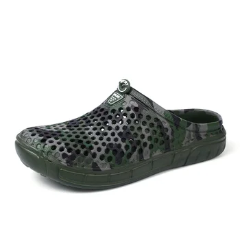 

Men's Summer Beach Shoes Man 2018 New EVA Massage Breathable Rubber Casual Fashion Mens Shoes Adult Footwear Male Adult Menswear