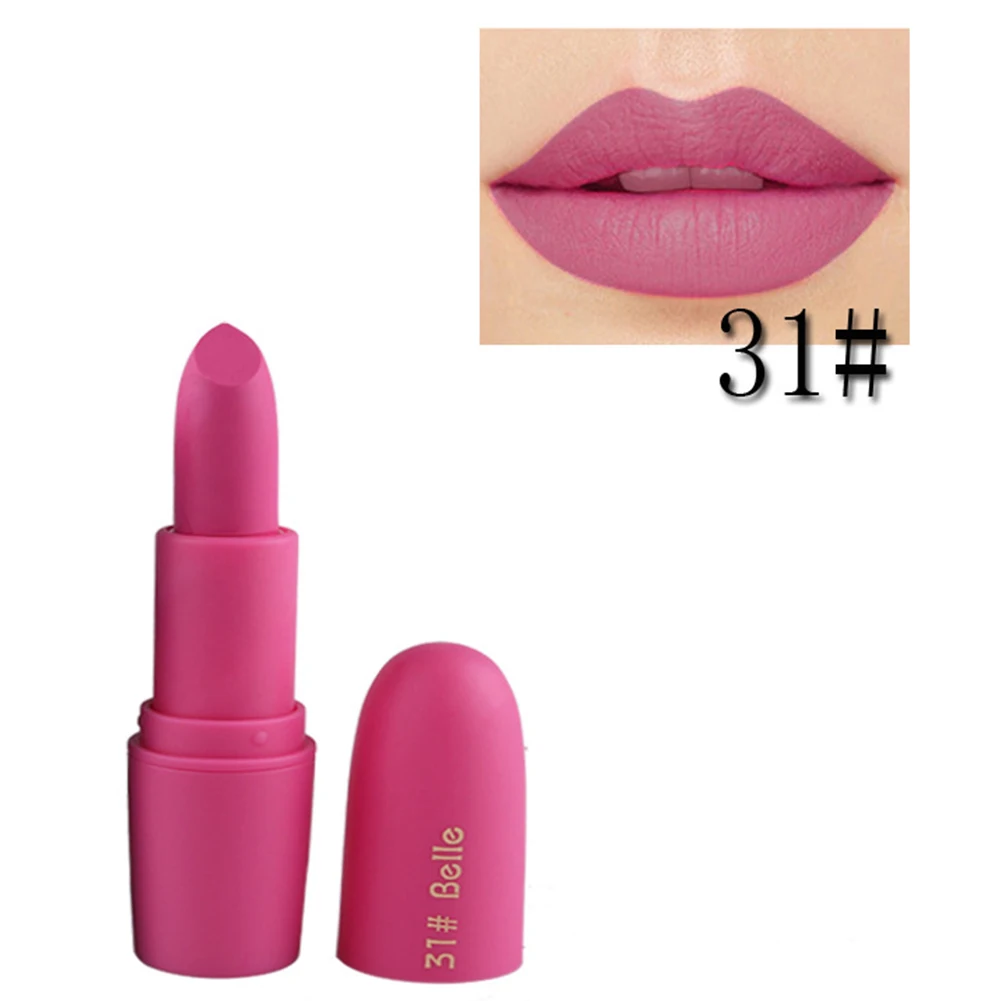 Brand Makeup Red Lips Matte Velvet Lipstick Pencil Cosmetic Long Lasting Lip Tint Pigment Nude Brown |