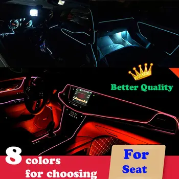 

3m/ EL Cold Line Wire LED Car Strip Light For Seat Leon Ibiza ateca Accessories