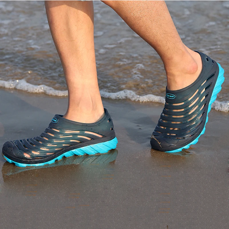 Hole shoes sandals male bird nest slip resistant breathable summer