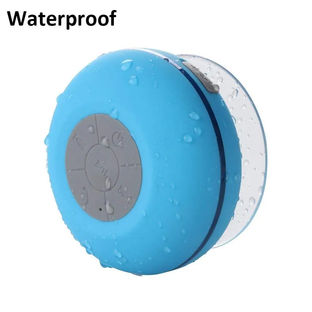 Mini Wireless Bluetooth Waterproof Shower Speaker Built in Mic Control