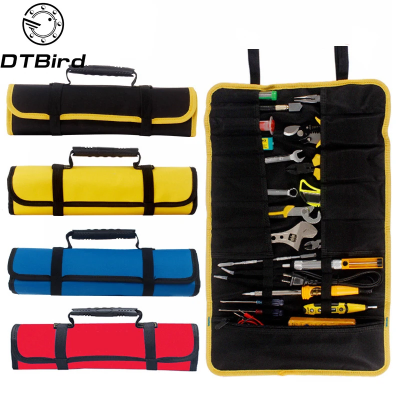 Multifunction Oxford Cloth Folding Wrench font b Bag b font font b Tool b font Roll