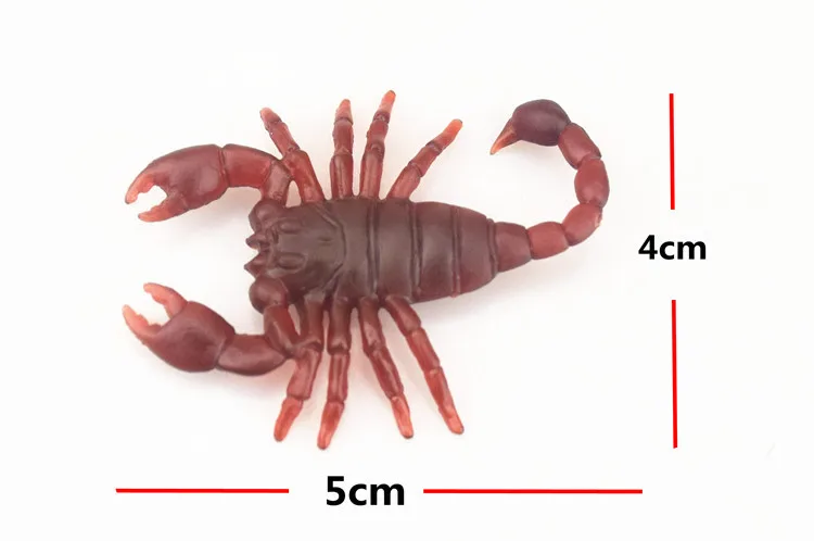 10 шт. пародия игрушка Новинка Смешные шалости Реалистичные Модели сороконожка Скорпион таракан ящерица Забавные игрушки Хэллоуин дом с привидениями забава
