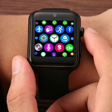 popular LF07 Smart Watch 128MB+32MB Smart watch LF07 Sync Notifier support Sim Card 5D Arc HD Touch Screen Facebook Twitter