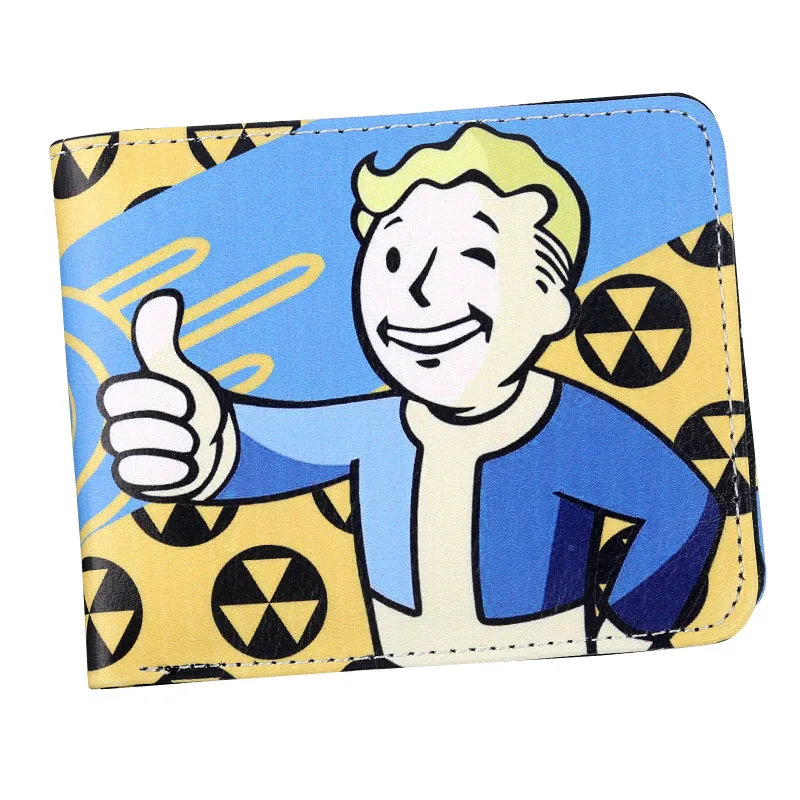 Новое поступление, игровой кошелек Fallout vaddle Boy, двойной кошелек, аксессуар для костюма, классный дизайн, мультяшный кошелек