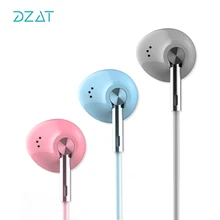 DZAT In-ear Earphone With Microphone Wired Headset Earbuds Computer Earphone For Phone Sport