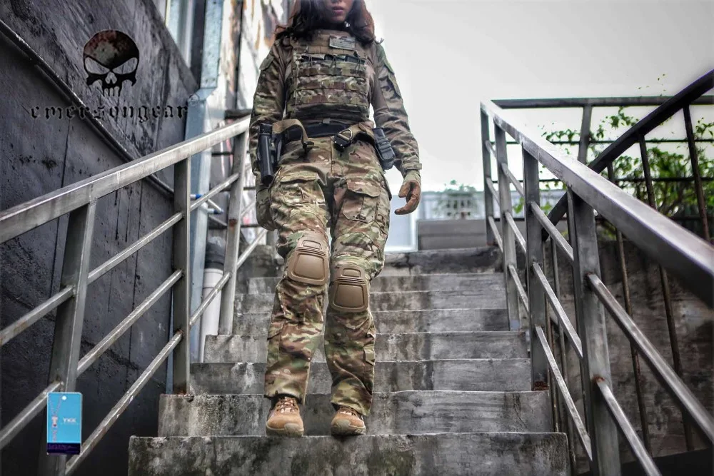 Военная охотничья Боевая полевая Униформа Emerson G3 боевая униформа женская рубашка и брюки Военная СТРАЙКБОЛ МУЛЬТИКАМ EM6966
