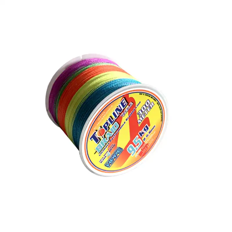 Topline Tackle 100 м ПЭ плетеная леска 4 нити многонитевая рыболовная сверхпрочная