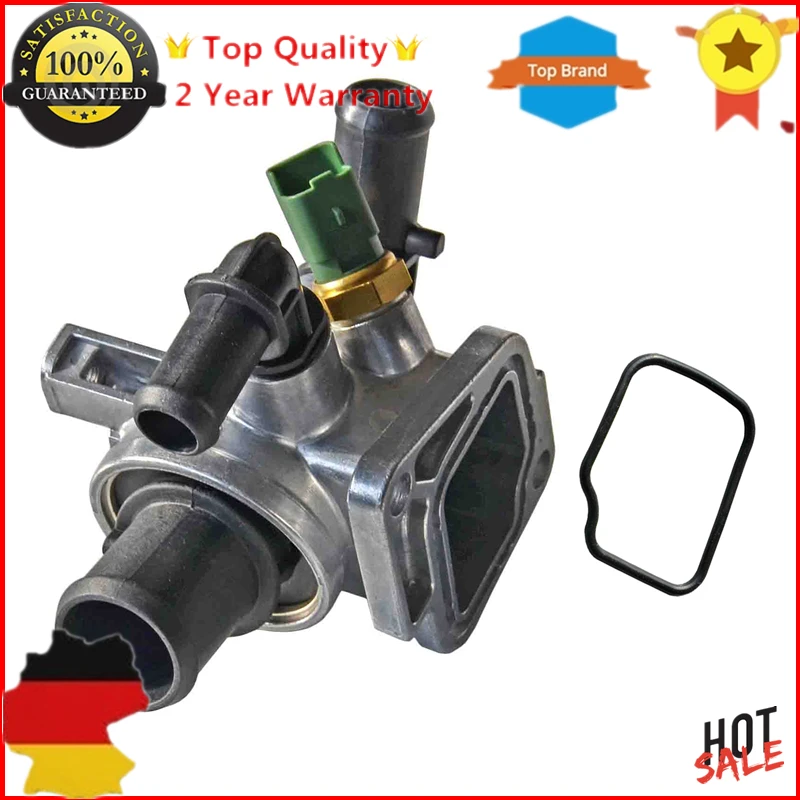 

AP02 New For Opel/Vauxhall Astra H Astravan MK5 Corsa D MK3 1.3 CDTI Thermostat With Housing
