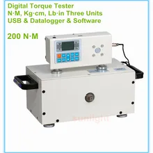 DTM-200 N.M Промышленные Цифровой Измеритель Крутящего момента 200N. M/2042Kg. cm/1772Lb. in с 3 измеряя блоками и интерфейсом USB
