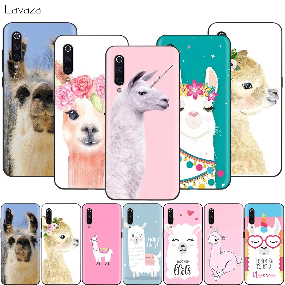 Lavaza лама Альпака чехол с животными для Xiaomi Mi 9 Pro 8 6 A1 A2 Pocophone F1 Lite Max 3 10 Redmi K30 |