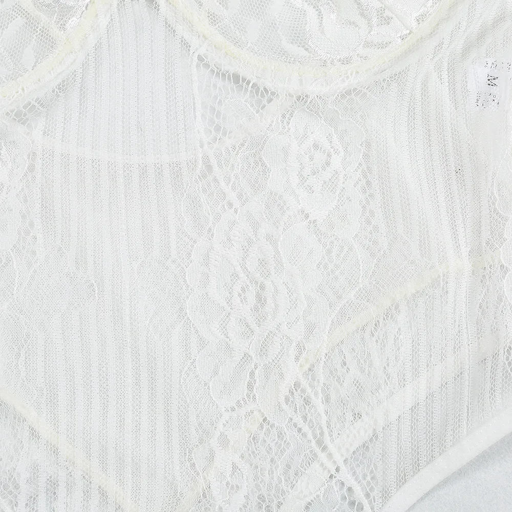 14 Colors Sexy Sleeveless Lace Bodysuit Women Girls Solid Candy Color Mesh Hollow Out V Neck Tops Overalls HTB1.JnnafLsK1Rjy0Fbq6xSEXXaR - 14 Colors Sexy Sleeveless Lace Bodysuit Women Girls Solid Candy Color Mesh Hollow Out V Neck Tops Overalls