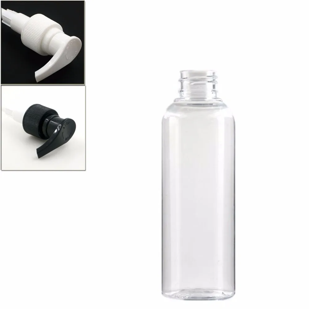 

200ml empty plastic bottle , clear pet bottle with black/white lock pumps