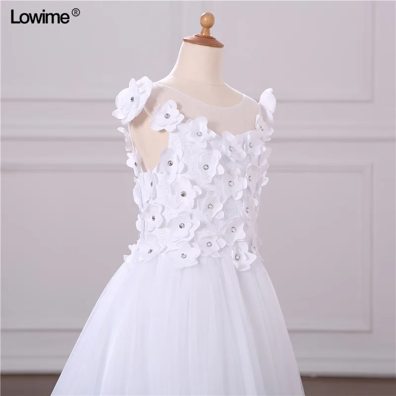 New Real Photo vestido de festa longo A-Line Scoop Sleeveless Evening Dresses Court Train Prom Dresses Long 2018 (5)