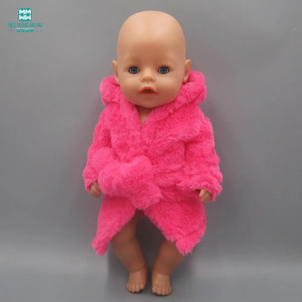 

Baby Born Doll Clothes Fits 43cm Baby Born Zapf Doll Fashion Watermelon red pajamas bathrobe