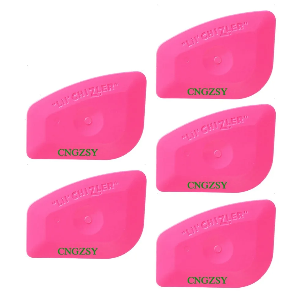 5pcs Vinyl Squeegee Scraper for Car Window Tint Application Wrapping Small