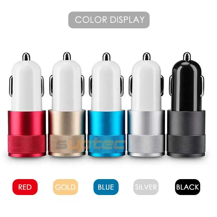 2 порта Mini Dual USB Автомобильное зарядное устройство для phonemax быстрой зарядки 5 В 2A 1A