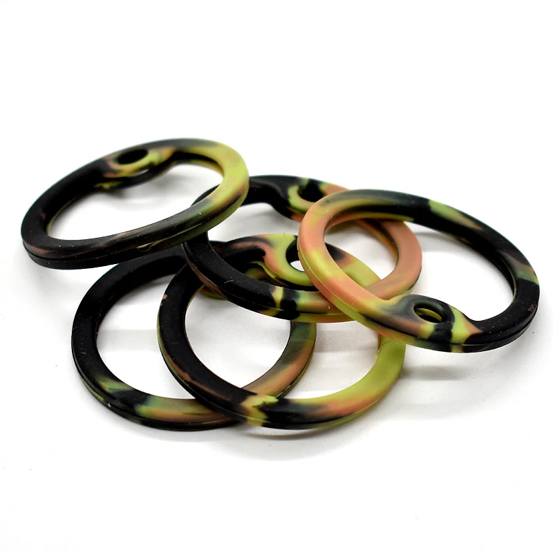 

AMUMIU (10Piece) Rubber dog tag Military silencer for 5cm*2.7cm , Jewellery findings & Components HPJ001A