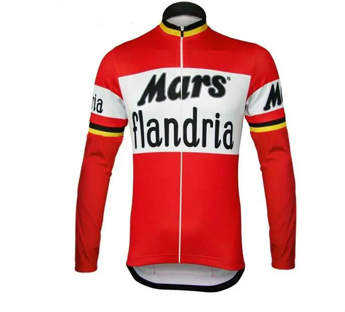 

WINTER FLEECE THERMAL 2019 MARS FLANDRIA 2 DESIGN CLASSIC ONLY LONG SLEEVE ROPA CICLISMO CYCLING JERSEY CYCLING WEAR SIZE XS-4XL