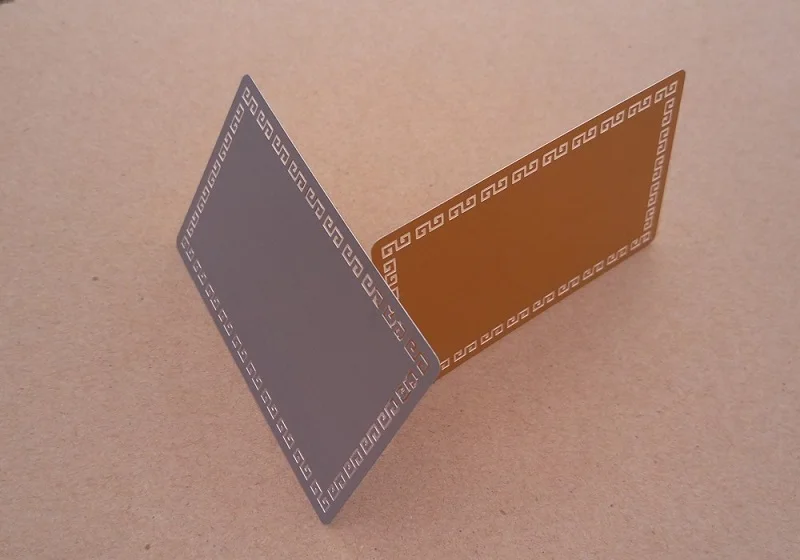 0,22 мм/0,32 мм/0,45 мм толстые сублимационные заготовки Металлические именные карточки на заказ визитная карточка для печати логотипа 100 шт