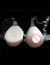 2000G/Pair Teardrop Shape Realistic Artificial False Silicone Breast Form Boob Enhancer Sexy Chest Bust Tits For Crossdresser