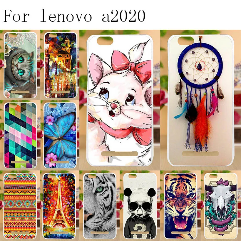 

Anunob Case For Lenovo Vibe C A2020 A2020a40 DS A 2020 Case Cover Silicone Soft TPU 3D For Fundas Lenovo Vibe C A2020 Phone Bags