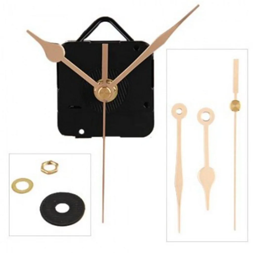 

2019 Quartz Gold Clock Movement Mechanism Hands DIY Repair Replacement Repairing watch movement Accessories wholesale new