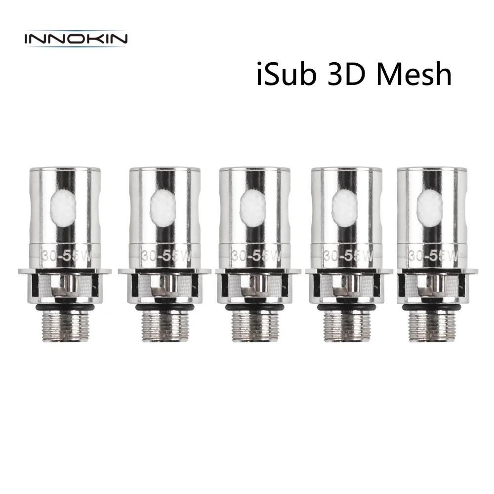 5 шт./лот Оригинал Innokin iSub 3D сетки 0.35ohm замена катушки голову подходит для Sub/iSub V танк электронная сигарета интимные аксессуары