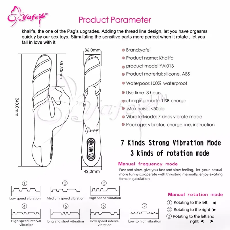 013 Rabbit vibrator 800-12